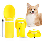 Pet supplies dog travel water cup, outdoor portable travel foldable water bottle, dog drinking fountain