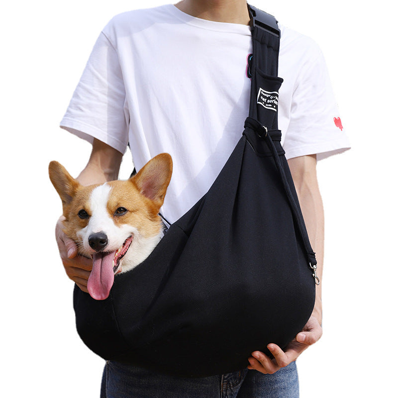 Foldable dog backpack, breathable pet travel bag, pet bag, shoulder bag, crossbody cat bag,Adjustable pet carrier with snap closure