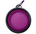 Food-grade silicone dog bowl/cat bowl, outdoor folding bowl/dog basin