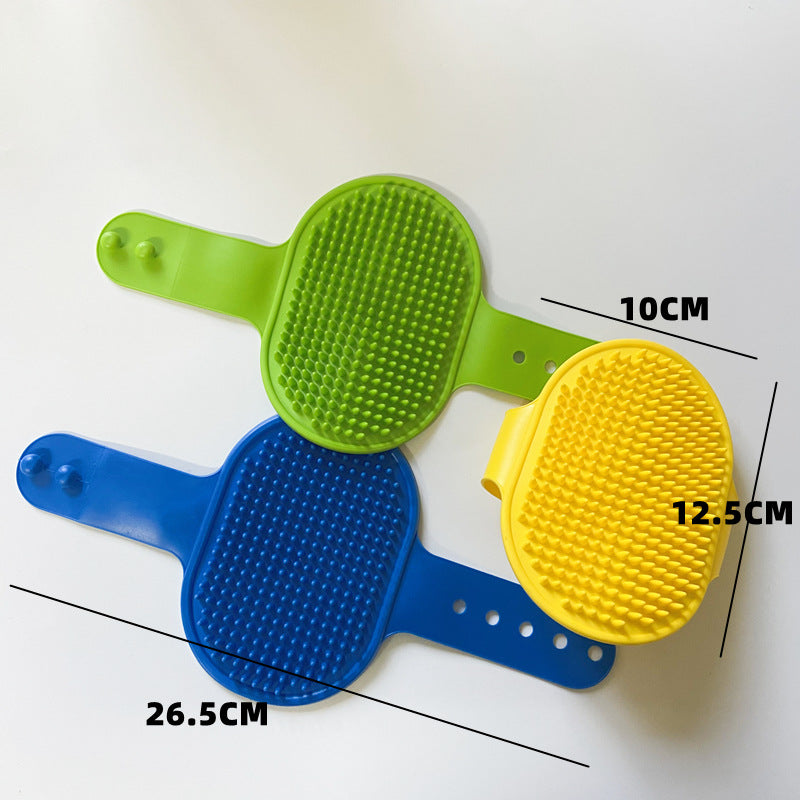 Pet brush, dog and cat bath brush, no-rinse gloves, shaving brush, cat grooming and hair removal cleaning products
