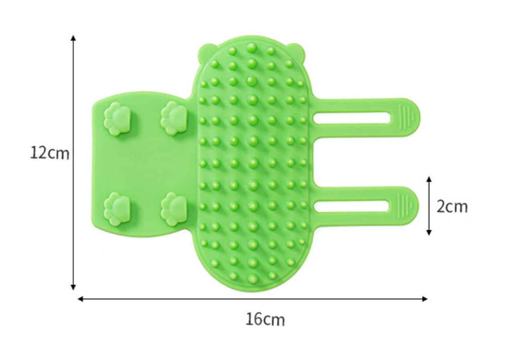 Pet scratching board, bath brush, cat petting brush, table corner tie brush, high elasticity, suitable for cats and dogs all year round, a bathing essential