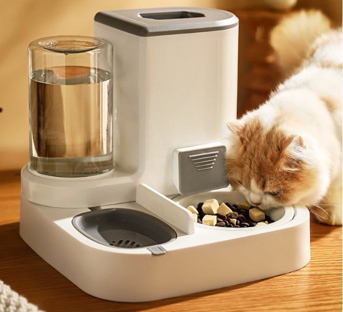 New automatic cat feeder/water dispenser, 2-in-1 dog bowl/cat bowl water maker/cat bowl