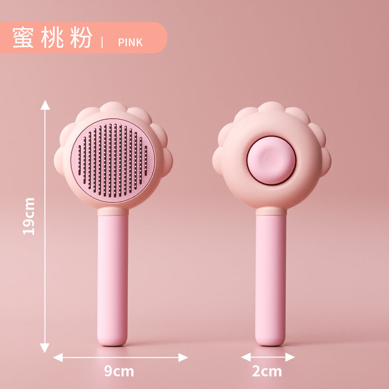 Spray comb, pet hair brush, cat comb, removes loose hair, dog hair, cat petting brush, needle comb, pet supplies