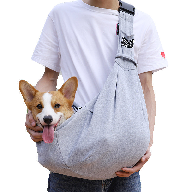 Foldable dog backpack, breathable pet travel bag, pet bag, shoulder bag, crossbody cat bag,Adjustable pet carrier with snap closure