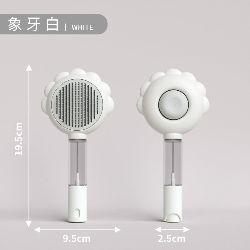 Spray comb, pet hair brush, cat comb, removes loose hair, dog hair, cat petting brush, needle comb, pet supplies