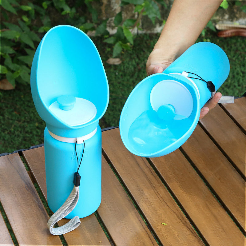 Pet supplies dog travel water cup, outdoor portable travel foldable water bottle, dog drinking fountain