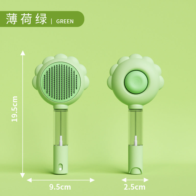 Spray comb, pet hair brush, cat comb, removes loose hair, dog hair, cat petting brush, needle comb, pet supplies