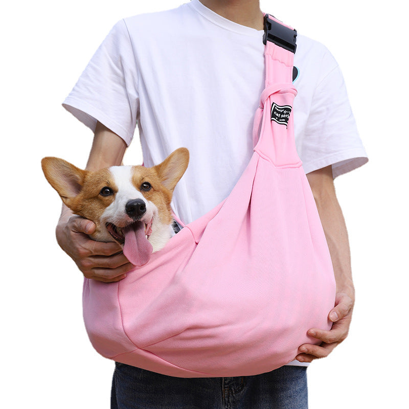 Foldable dog backpack, breathable pet travel bag, pet bag, shoulder bag, crossbody cat bag,Adjustable pet carrier with snap closure