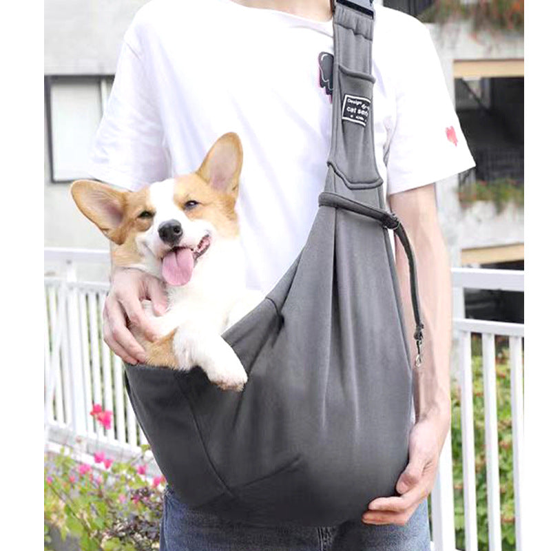 Foldable dog backpack, breathable pet travel bag, pet bag, shoulder bag, crossbody cat bag,Adjustable pet carrier with snap closure