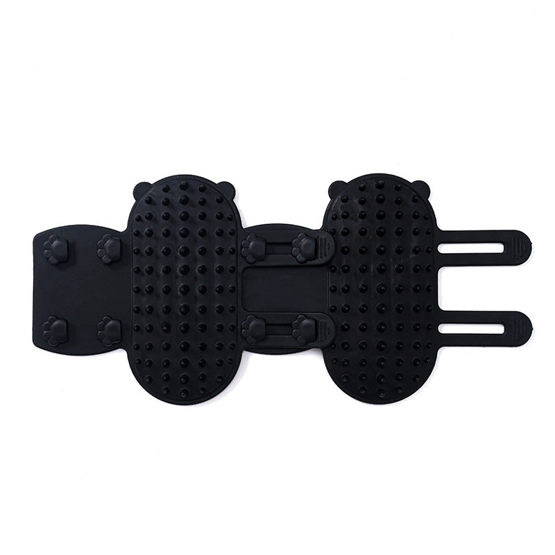 Pet scratching board, bath brush, cat petting brush, table corner tie brush, high elasticity, suitable for cats and dogs all year round, a bathing essential