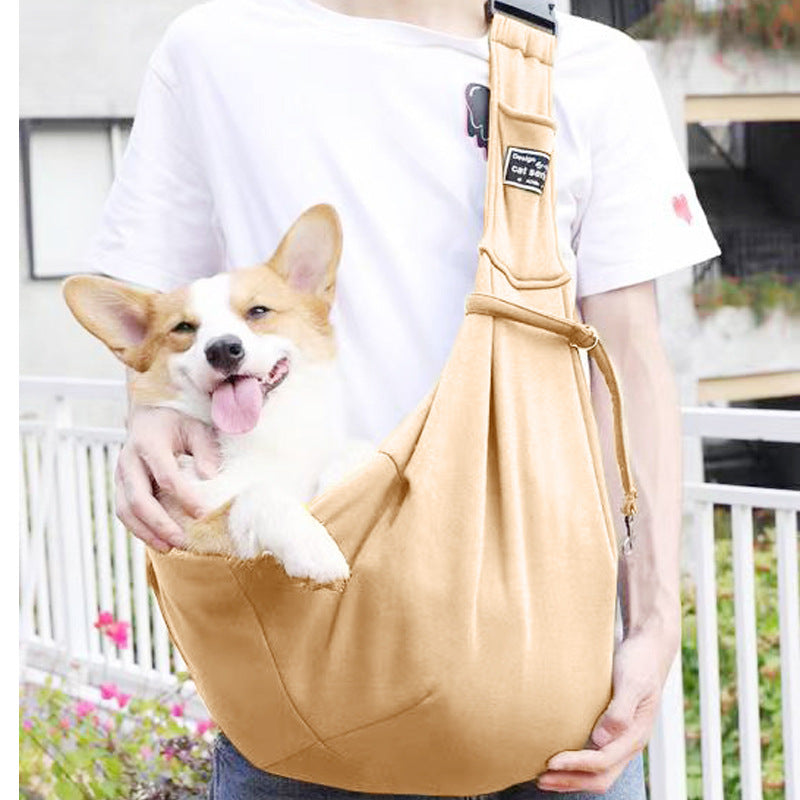 Foldable dog backpack, breathable pet travel bag, pet bag, shoulder bag, crossbody cat bag,Adjustable pet carrier with snap closure